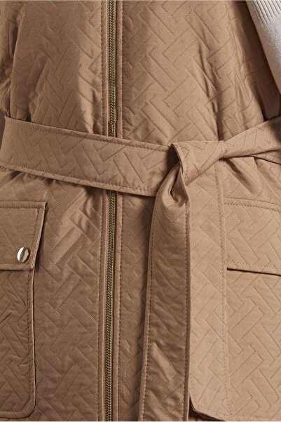 Alvina Belted Quilted Vest 45242