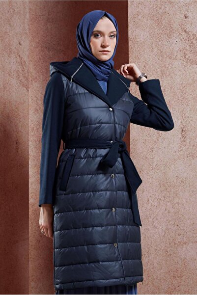 Alvina Капюшонний та поясний пальто 90509