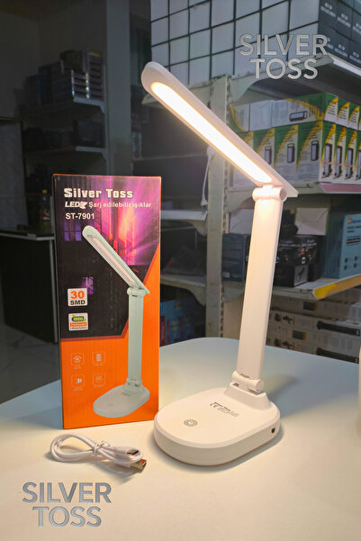 Genel Markalar Silver Toss ST-7901 30 SMD LED Şarj Edilebilir Ayarlanabilir M...