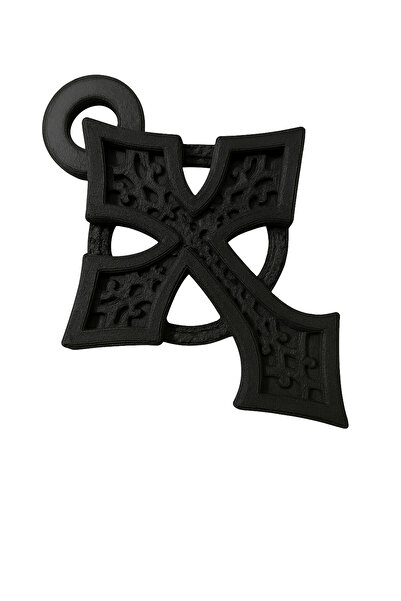 Intent 3D Celtic Cross in Carbon Composite – Symbol of Strength and Tradition