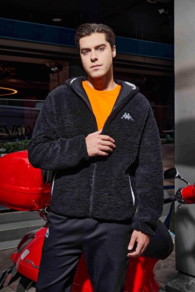 Kappa Mesa Sherpa Erkek Siyah Regular Fit Sherpa