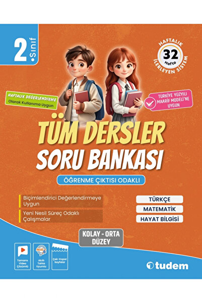 Tudem Yayınları 2.SINIF TÜM DERSLER SORU BANKASI