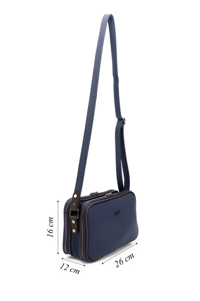 GÖNDERİ(R) Women/Girls Navy Blue Long Strap Shoulder Bag