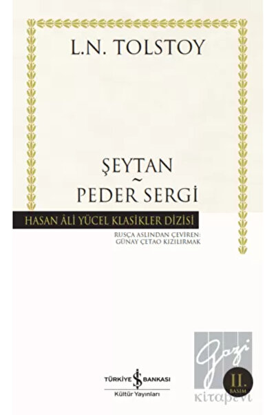 TÜRKİYE İŞ BANKASI KÜLTÜR YAYINLARI Şeytan - Peder Sergi