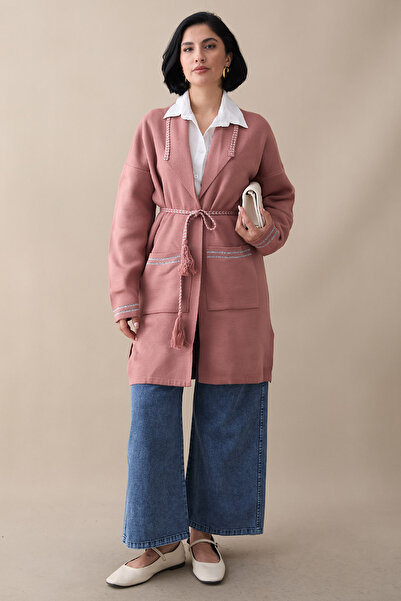 InStyle В'язаний светр з вишивкою та блискітками