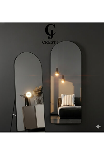 Crestj مرايا طولية مستطيلة مع ستاند 180 * 80 سم