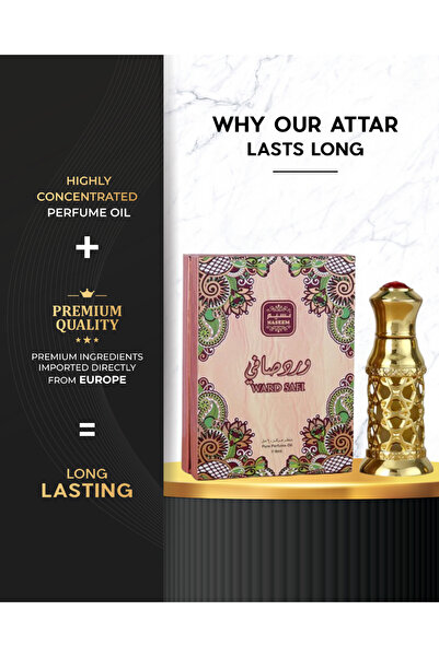 Naseem Ward Safi - Concentrated Perfume Oil for Men and Women 6ml