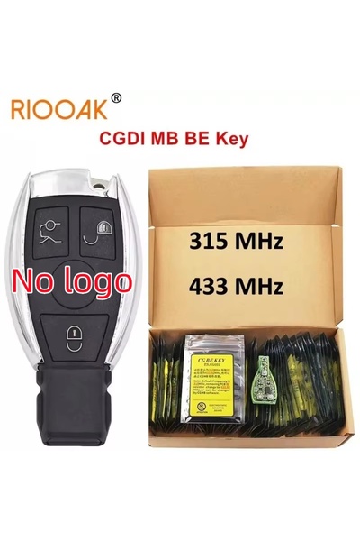 Choice قطعة واحدة من مفتاح CGDI MB CG BE الأصلي بتردد 315 ميجا هرتز/433 ميجا هرتز لمرسيدس بنز يعمل مع برنامج CGDI MB الداعم