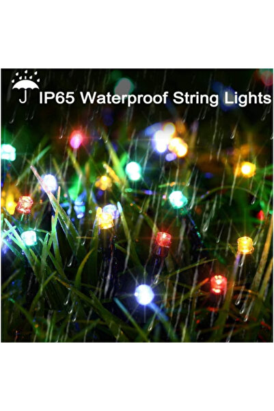 Sanlux Instalatie solara 30 metri, 300 LED, multicolor