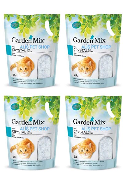 Gardenmix Sılıca Kedi Kumu 1.4 Kg - 3.8 L X 4 ADET