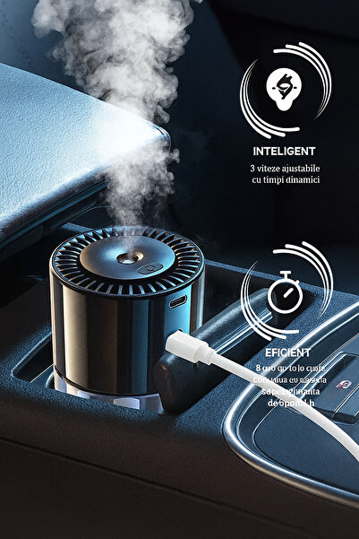 OEM Odorizant auto inteligent cu senzor de mișcare — Difuzor reîncărcabil USB din metal premium