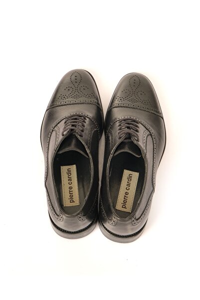 Pierre Cardin Ανδρικά κλασικά παπούτσια από γνήσιο δέρμα με κορδόνια 5912406