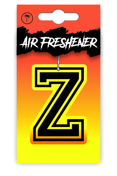 Duftpalm Z Harf Tasarımlı Dekoratif Araç Kokusu ve Aksesuarı