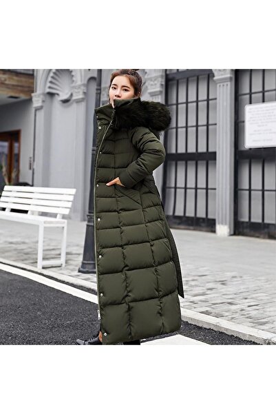 1tarz Günlük Kışlık Tam Boy Şişme Kadın Mont