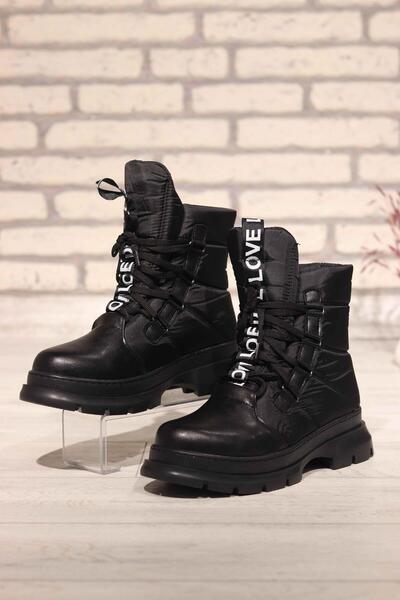 DERİ KABUSU حذاء ثلج نسائي منقوش بنقوش 149