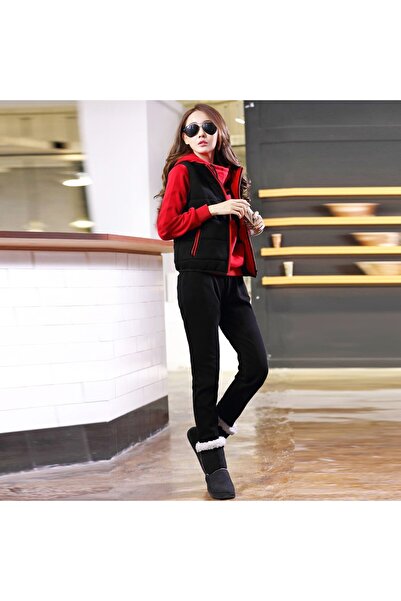 1tarz Günlük Kışlık Sevgili Eşofman Tekli Kadın Takım