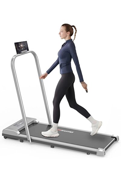 Rovyfota Walking Pad Large Treadmill, 3 in 1 Portable Folding Treadmills, 2.5HP Low-Noise Walking Pad
