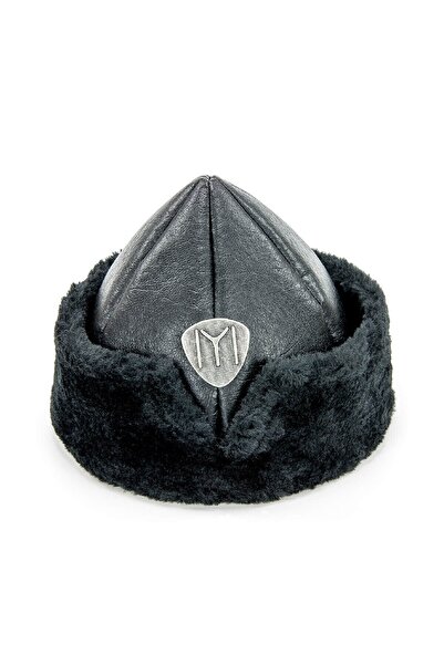 İhvan Ertuğrul Börk Şapka - Çocuk Boy 2-4 Yaş - Siyah - 2018