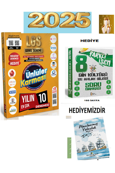Ünlüler Karması 2025 Lgs 8. Sınıf Genel Deneme 10 Yayın 10 Deneme