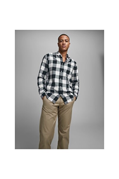 Jack & Jones Jack&Jones Men's Long Sleeve Checkered Shirt - Casual Style