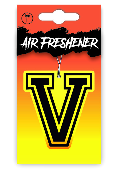 Duftpalm V Harf Tasarımlı Dekoratif Araç Kokusu ve Aksesuarı