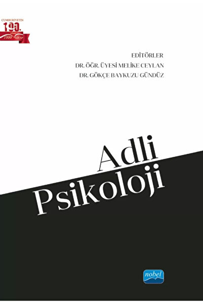 Nobel Akademik Yayıncılık Adli Psikoloji