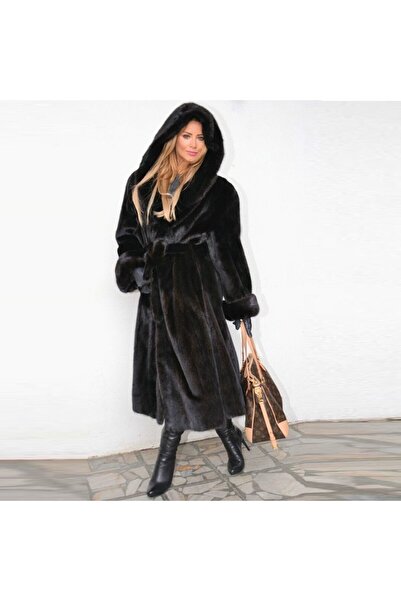 Toridas Winter Fur Stylish Women's Coat Full Length