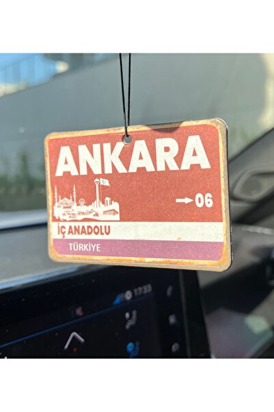 Duftpalm ANKARA Tabela Tasarımlı Dekoratif Araç Kokusu ve Aksesuarı