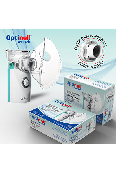 Optinell Yetişkinler Ve Çocuklar için Şarj Edilebilir ve Taşınabilir Mesh Neb...