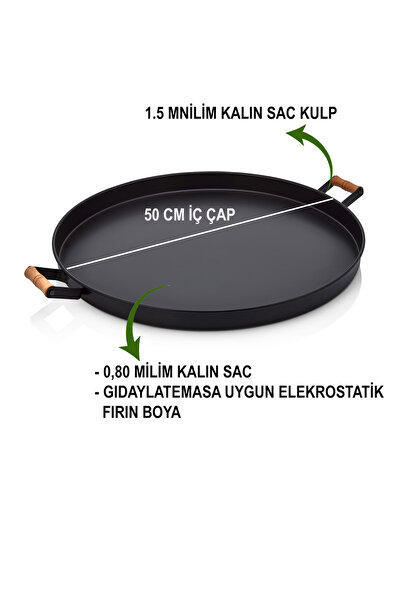 EVSTYLE Metal Vvillage Tray 51 Cm