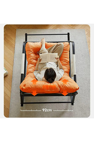 Old_Feller كرسي استرخاء هزاز مزدوج مع مساحة تخزين ووسادة - كرسي استرخاء داخلي/خارجي للفناء/الحديقة