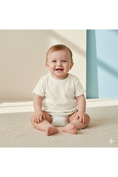 LITTLE'S WORLD Baby Shoulder Snap Tshirt