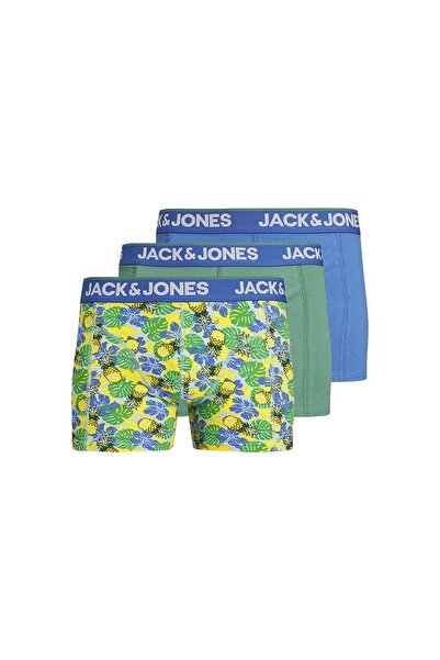 Jack & Jones JACK&JONES - 3 Pack Jacpineapple Skull Trunks, SN12255839, BLUE