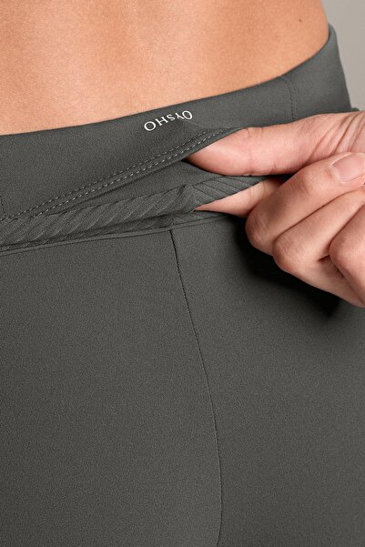 Oysho Comfortlux high rise side rib flare trousers