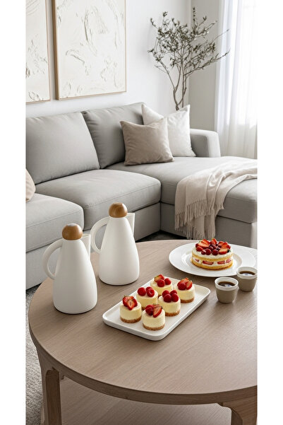 Generic Luxury Thermos Set – Modern Design and Perfect Thermal Insulation, 1+1 Liter Capacity