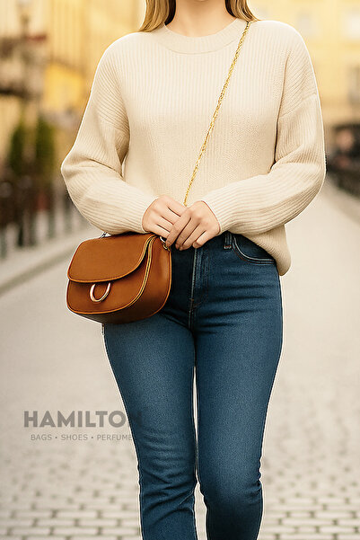 HAMILTON Original Women's Two-Eye Adjustable Cross Strap Soft Textile Stylish Shoulder Bag