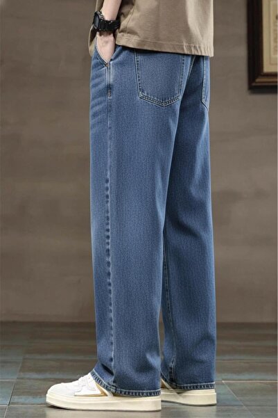 Oksit Ανδρικό τζιν παντελόνι Reax Rayn ελαστικό κορδόνι μέσης σε ίσιο πόδι