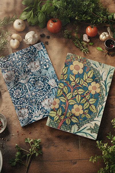 Bazen Defter Dal ve Çiçek İkili Defter Seti