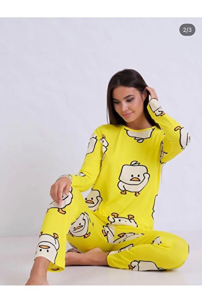 Hepyek Cotton Long Sleeve Pajama Set