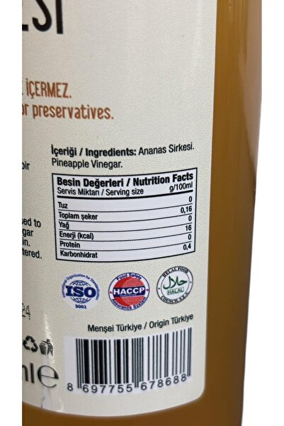 Botalife Ananas Sirkesi 500 ml - Pineapple Vinegar