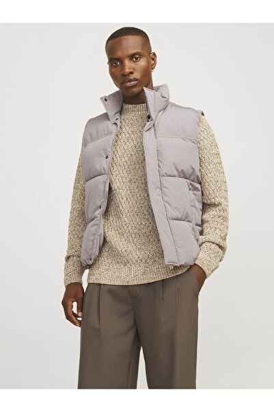 Jack & Jones Ebradley Чоловічий бежевий жилет (12256981-ATHR)