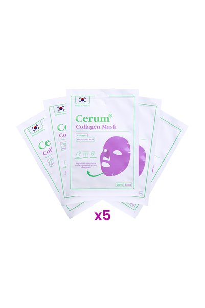 Cerum Collagen Melting Mask |   Collagen - Hyaluronic Acid - Probiotics |   Revitalizing |   1 Piece