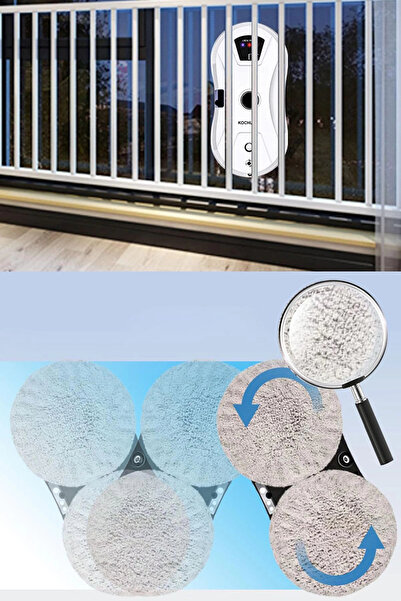 kochler Akıllı Cam Silme Robotu - Vakumlu Cam Silme - Cam Temizleme Robotu