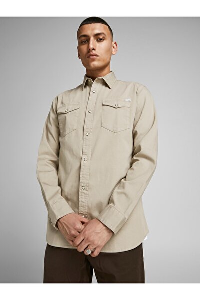 Jack & Jones Jack&Jones Minimalist Long Sleeve Regular Fit Men's Denim Shirt