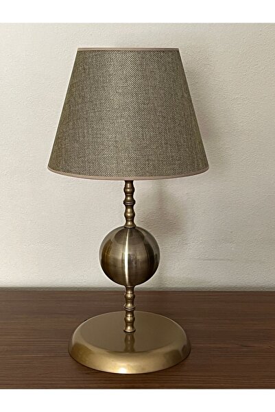 asellus Stylish Metal Globe Detailed Lampshade - Decorative Table Lamp for Living Spaces, Bedroom and Office