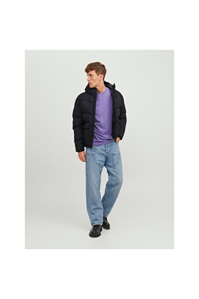 Jack & Jones Ανδρικό παλτό Jack&jones Vesterbro Puffer Sn με μαύρη κουκούλα