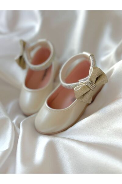 Görkem bebe ayakkabı ve tekstil Κορίτσι - Μπαλαρίνες με βέλκρο και πέτρινο γόνατο