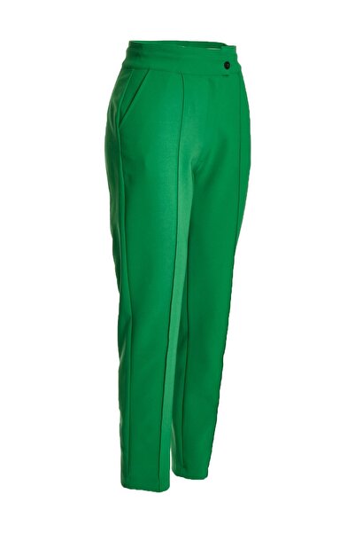 Ysatis Green Skinny Trousers for Women -23242000127
