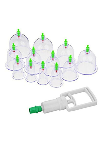 Tilda BSC. & Home 13 Parça Vakumlu Hacamat Kupa Çekme Seti- Selülit ve Çatlak Giderici Masaj Aleti - Hacamat Malzemesi