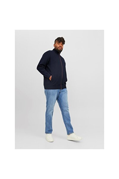 Jack & Jones Jack&Jones Men's Oversized Zippered Collar Sweatshirt - Casual Use